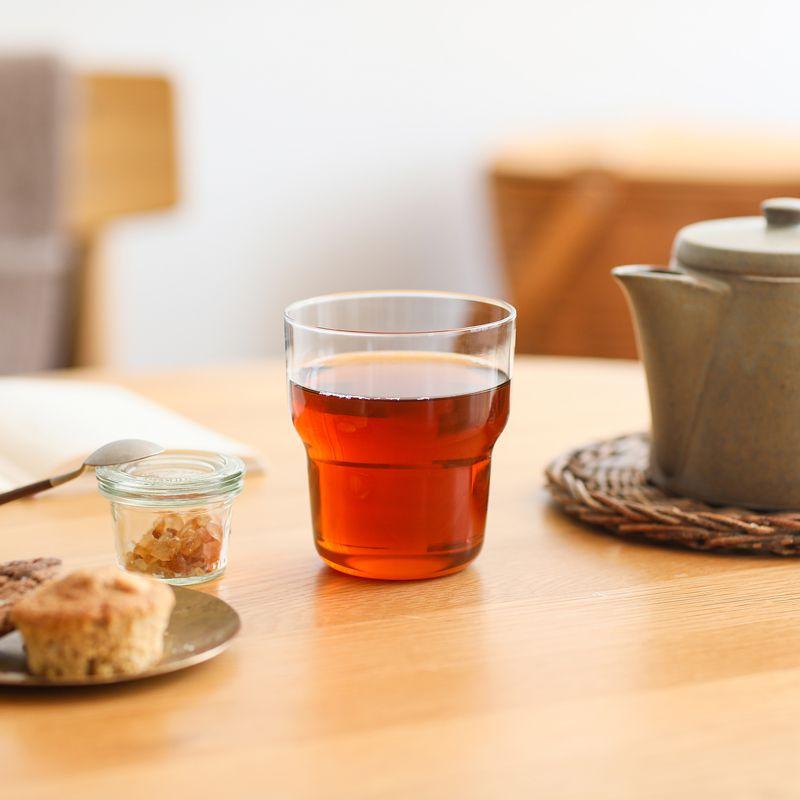 グラス TG Heat-resistant Glass Cup Curved 350ml クリア 深澤直人