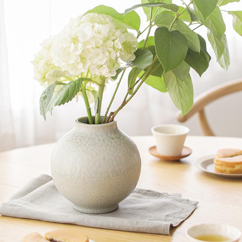 フラワーベース HIJICA TONE VASE Lサイズ 直径21cm 高さ20cm