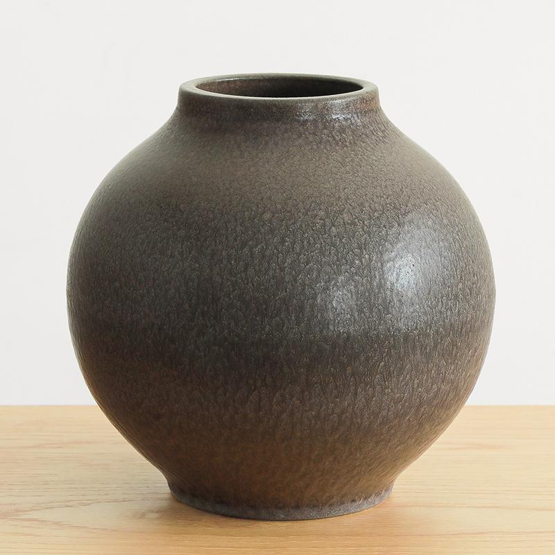 赤膚焼 啓至　花瓶　壺　フラワーベース　高さ31cm 楽天市場】【ポイント10倍】信楽焼 大型 フラワーベース 窯肌 松