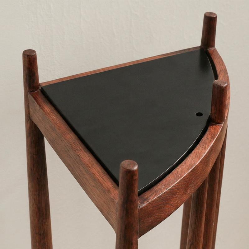 傘立て TRIA H58cm アンブレラスタンド 玄関 収納 木製 天然木 真鍮