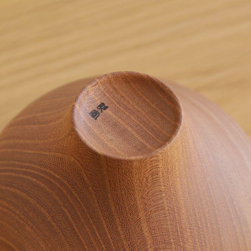 汁椀 TSUMUGI 玉渕 ブラック プレーン たまぶち 天然木 欅 けやき 日本