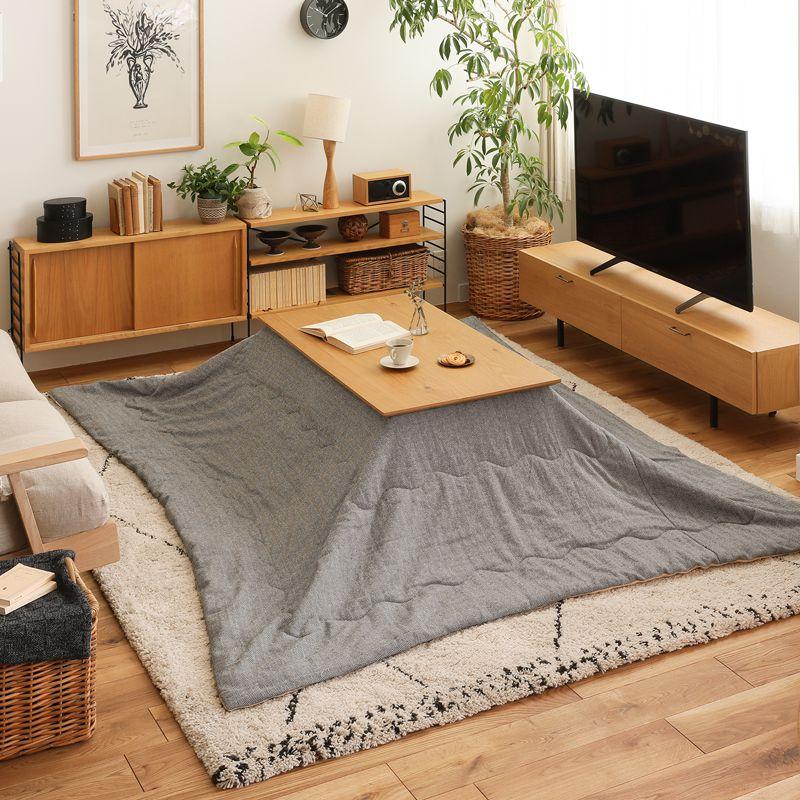 こたつ布団 こたつ 四角形タイプ 長方形 Twill 薄掛け ヘリンボーン