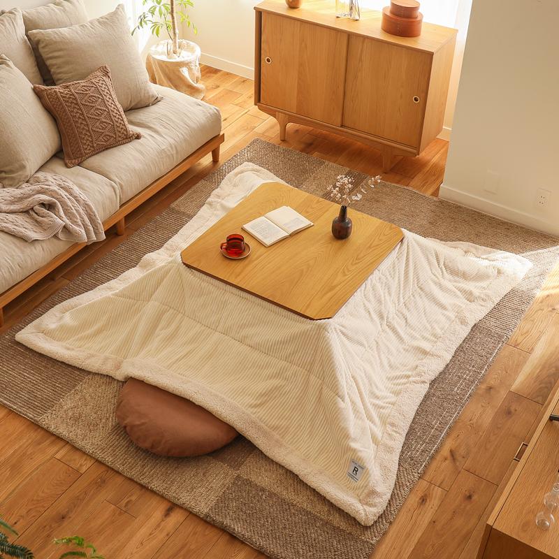 こたつ布団 Varm 四角形タイプ 長方形 薄掛け コーデュロイ