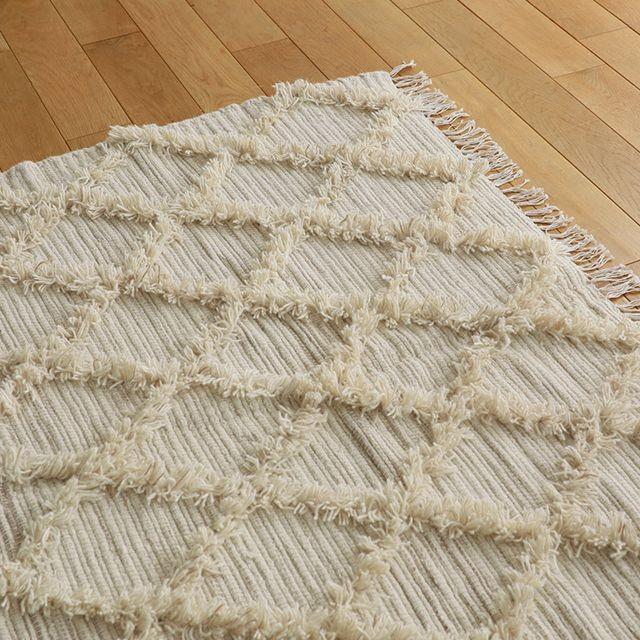 ラグマット ベニワレン モロッカン モロッコ インド WOOL CROSS
