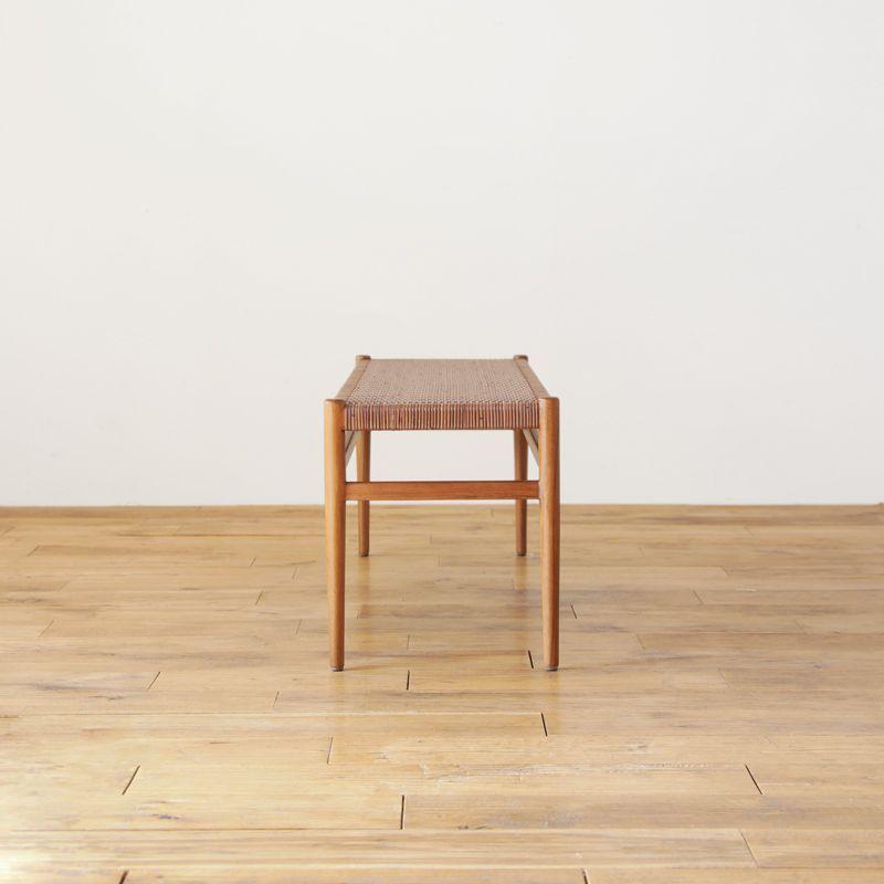 ダイニング ベンチ WICKER／BR ブラウン ラタン ナチュラル