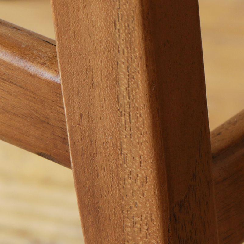 ダイニング チェア WICKER／BR ブラウン 椅子 チーク ラタン