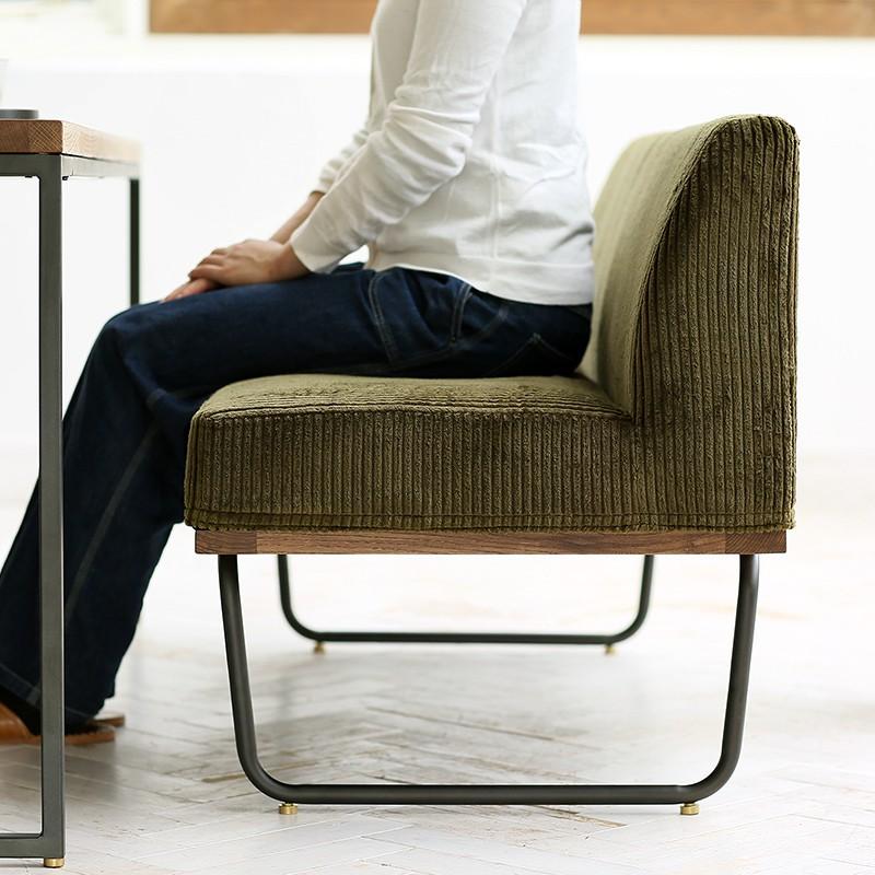 二人掛けソファ WIRY ヴィンテージ ブルックリン 西海岸 コーデュロイ