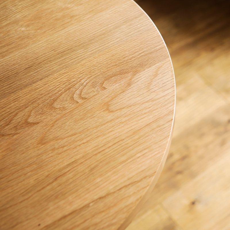 カフェテーブル WIRY／NA アイアン 円形 70 ナチュラル ヴィンテージ 1