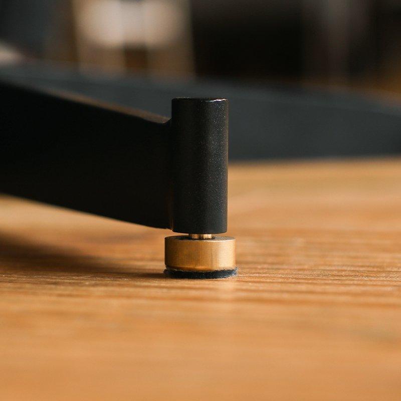 カフェテーブル WIRY／NA アイアン 円形 70 ナチュラル ヴィンテージ 1