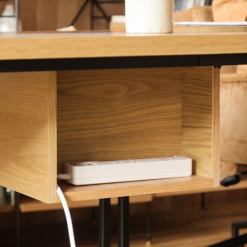 デスク WIRY／NA オフィスデスク パソコンデスク アイアン 真鍮 オーク