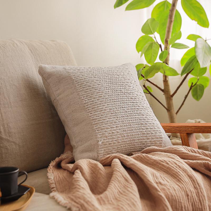 クッションカバー Woolith ウーリス 45×45 角型 ウール コットン