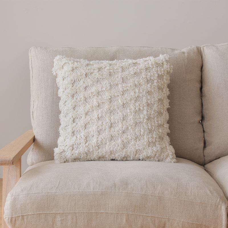 美品 ユナイテッドアローズ 2つセット　45角 クッションカバー　45×45 クッションカバー Woolith ウーリス 45×45 角型 ウール コットン