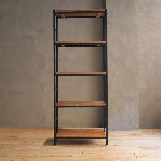 収納 シェルフ ZAGA ラック 60 高さ 117cm ヴィンテージ 西海岸 