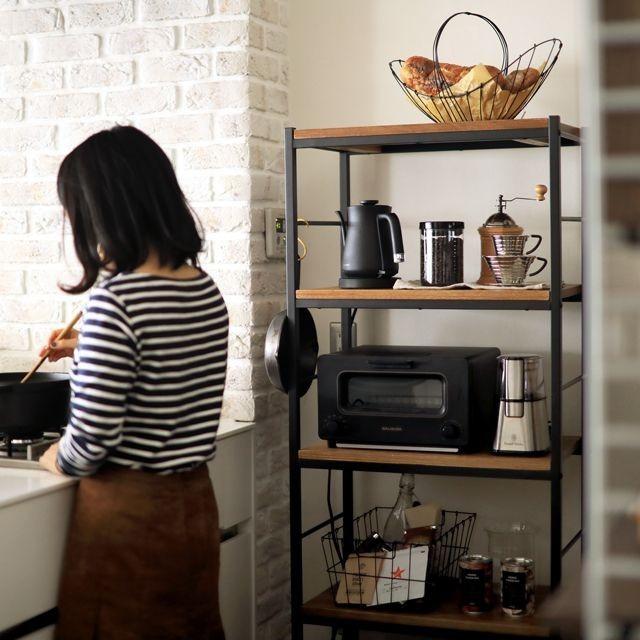 収納 シェルフ ZAGA ラック 60 高さ 153cm ヴィンテージ 西海岸