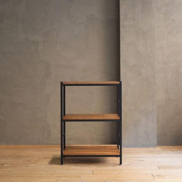 収納 シェルフ ZAGA ラック 60 高さ 48cm ヴィンテージ 西海岸