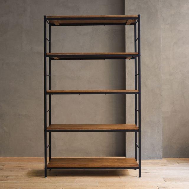 収納 シェルフ ZAGA ラック 90 高さ 153cm ヴィンテージ 西海岸