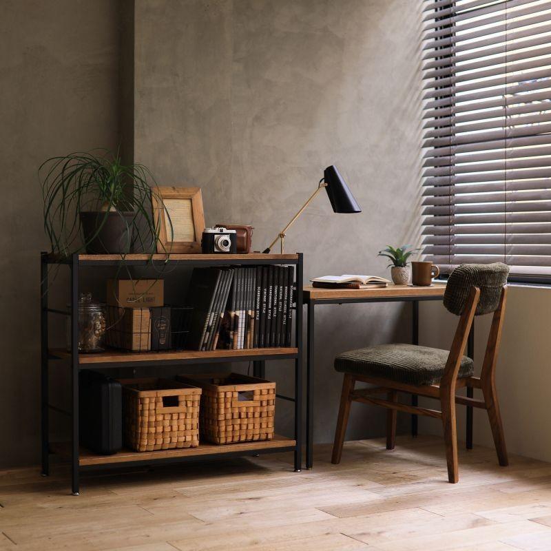 収納 シェルフ ZAGA ラック 90 高さ 83cm ヴィンテージ 西海岸