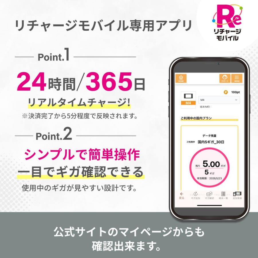 リチャージWiFi 【リチャージWiFi公式】車載バッテリーレスモバイル