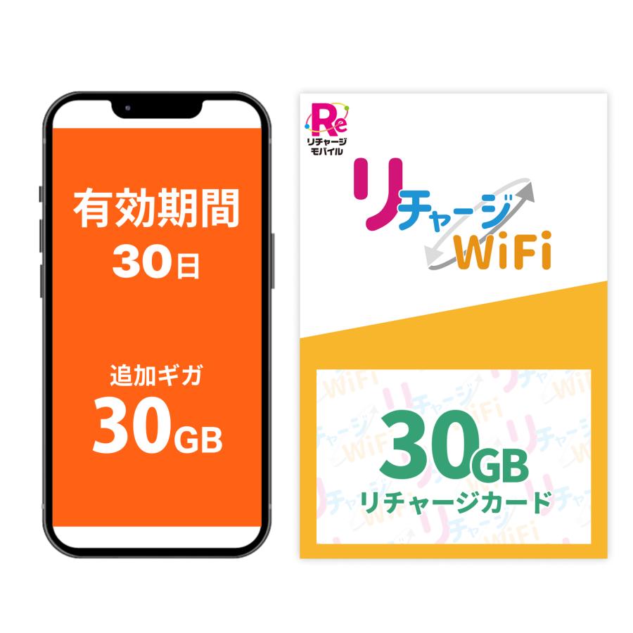 リチャージwifi 公式】リチャージモバイル WiFi SIM 契約/月額なし ギガ付きモバイル