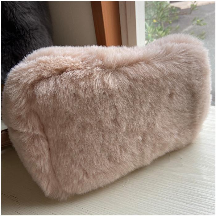 CACHELLIE（カシェリエ） ミックスファー 2wayトート C8550