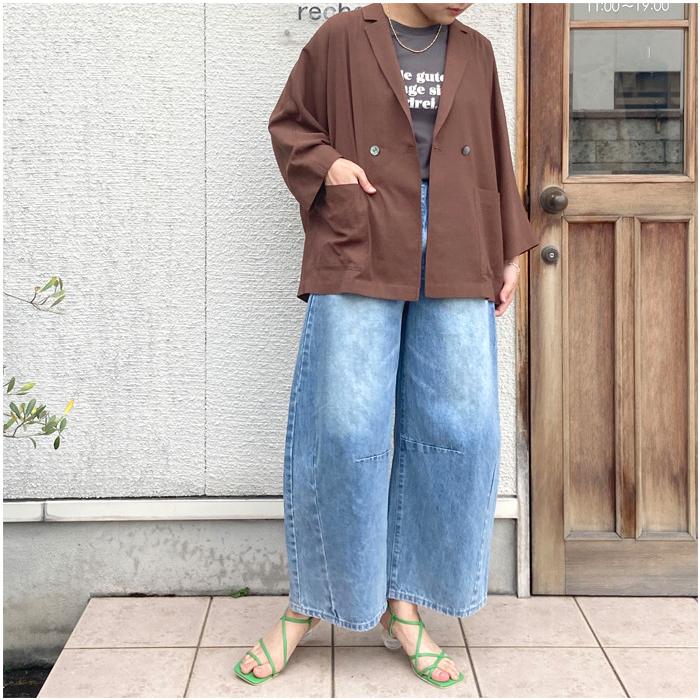 cafune カフネ ドルマンスリーブ シアージャケット 435401  