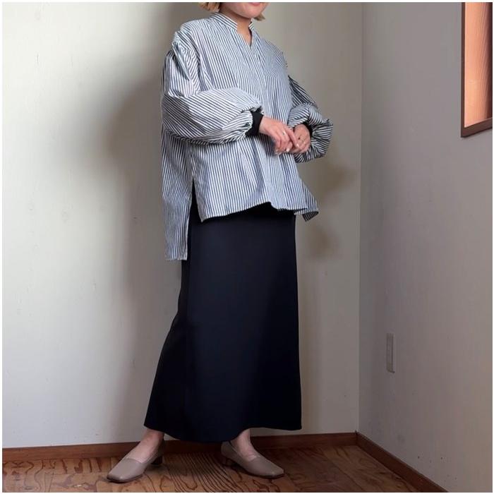 Cafune（カフネ） ダブルニット バックフレアスカート 515607/535631