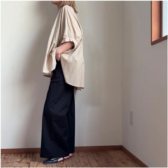 Cynical（シニカル） ストレッチツイル ワイドパンツ 452-96025