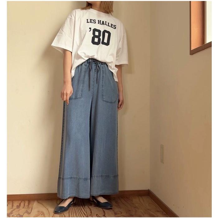 Cynical CYNICAL シニカル テンセルデニム ワイドパンツ 512