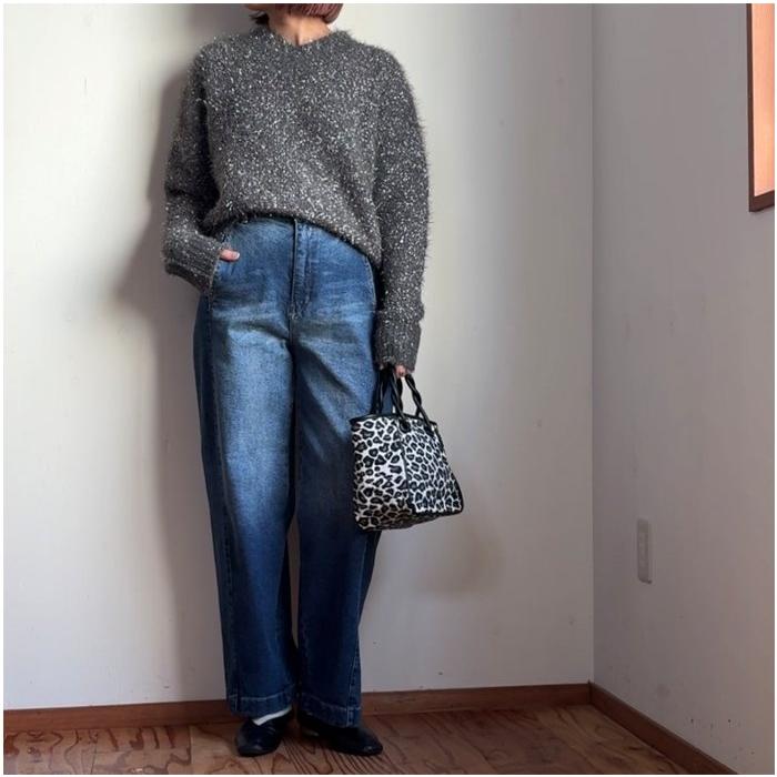 【CYNICAL(シニカル)】微起毛ストレッチデニムベイカーパンツ Cynical（シニカル） 裏微起毛 ストレッチカーブデニムパンツ 552