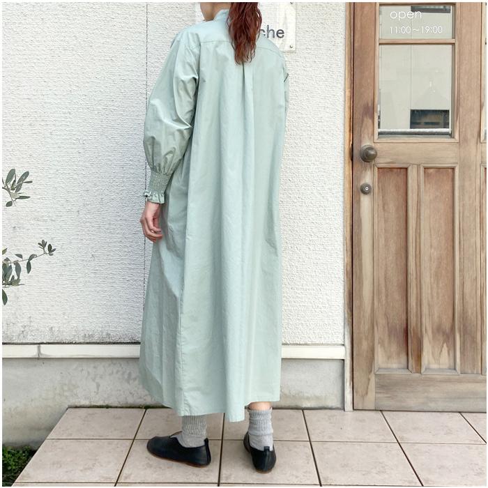 40%OFF】fig london フィグロンドン シャーリング ワンピース 70-01-OP 