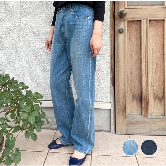 KELENワイドストレートデニム\"vey\" kelen (ケレン) WIDE STRAIGHT DENIM VEY / ワイドストレートデニム