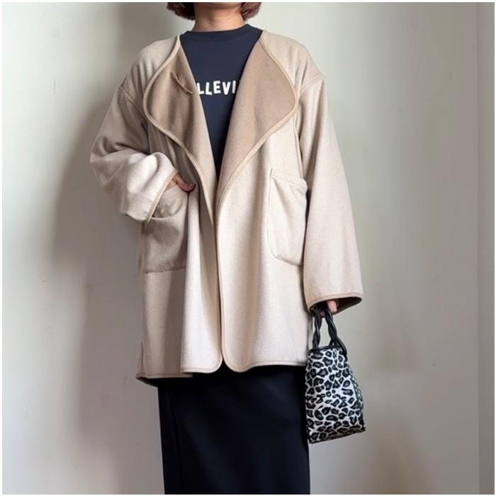 Kelen（ケレン） 【30%OFF】kelen 4wayリバーシブルノーカラーコート 