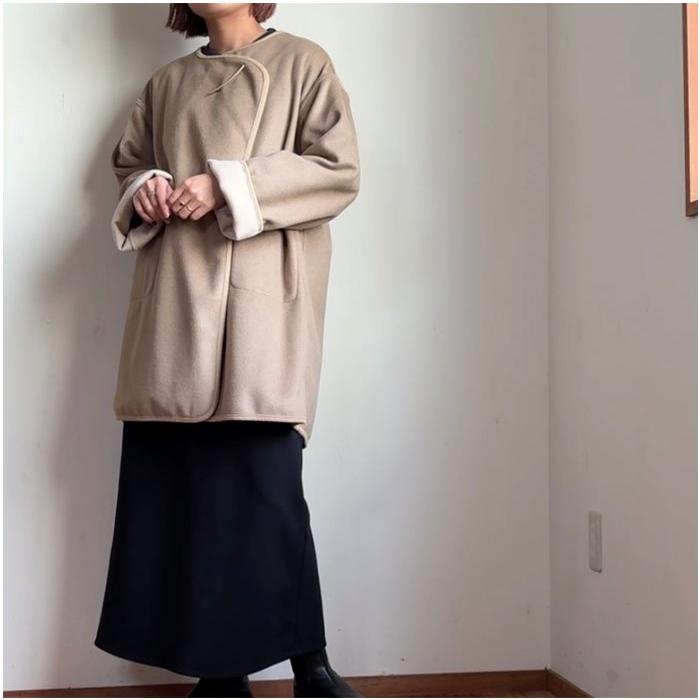 Kelen（ケレン） 【30%OFF】kelen 4wayリバーシブルノーカラーコート 