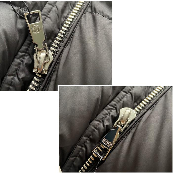 新品　タグ付き　maison maverick ファーフード付きベストダウン　黒 新品 タグ付き maison maverick ファーフード付きベストダウン 黒