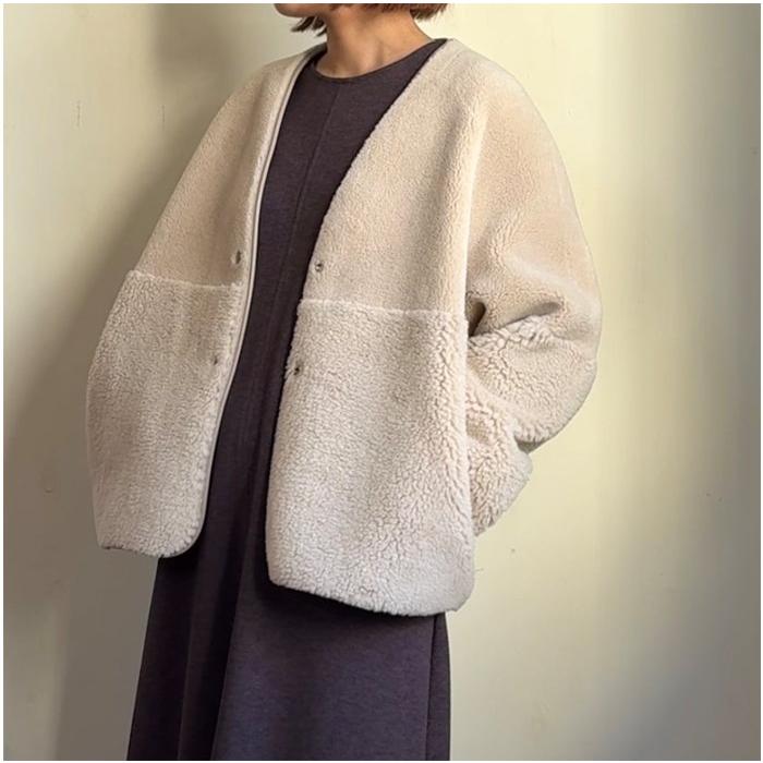 PASSIONE（パシオーネ） ボア×フェイクスウェード リバーシブル