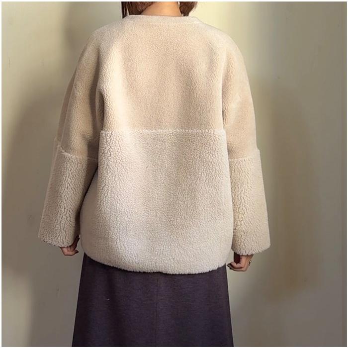 PASSIONE（パシオーネ） ボア×フェイクスウェード リバーシブル