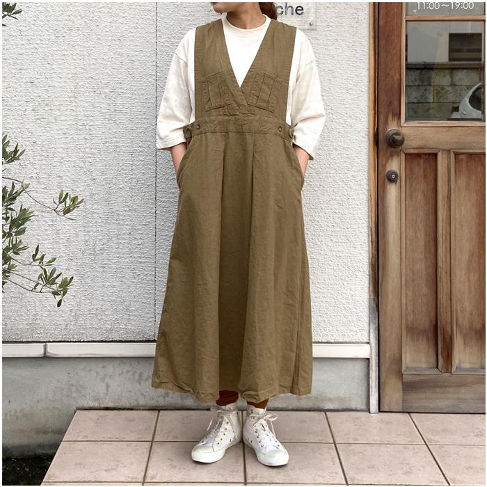 tumugu ツムグ リネンコットンキャンバス 2wayジャンパー tumugu ツムグ リネンコットンキャンバス 2wayジャンパー