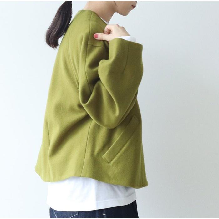 yuni 【30%OFF】yuni ユニ ウールスーパー100 トグルボタン ショート