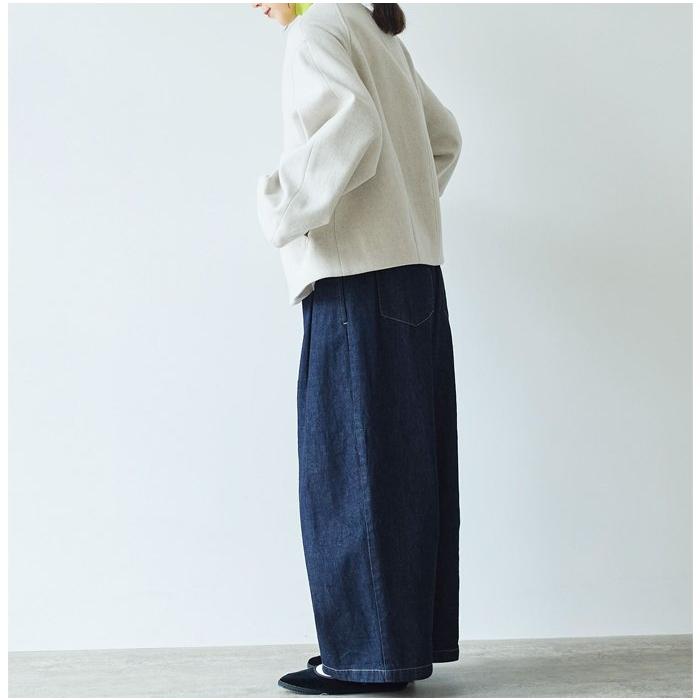 yuni 【30%OFF】yuni ユニ ウールスーパー100 トグルボタン ショート