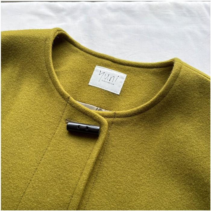 yuni 【30%OFF】yuni ユニ ウールスーパー100 トグルボタン ショート