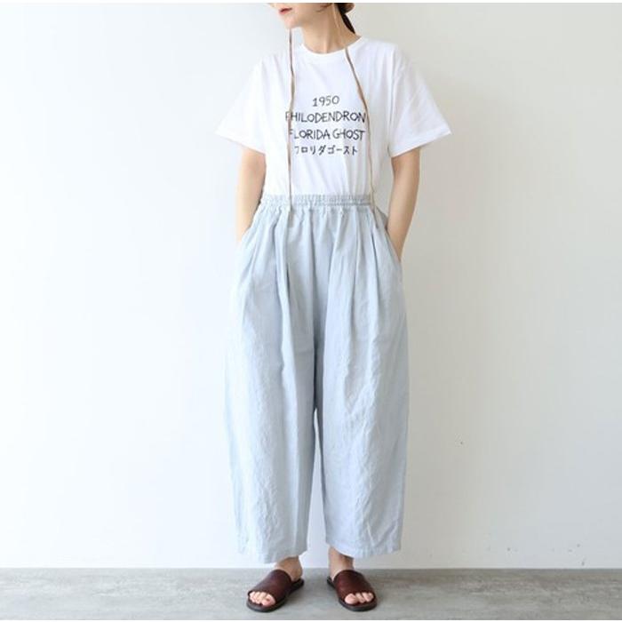 yuni ユニ 単色刺繍wide pettit pants 17-01-PT-016-26-1