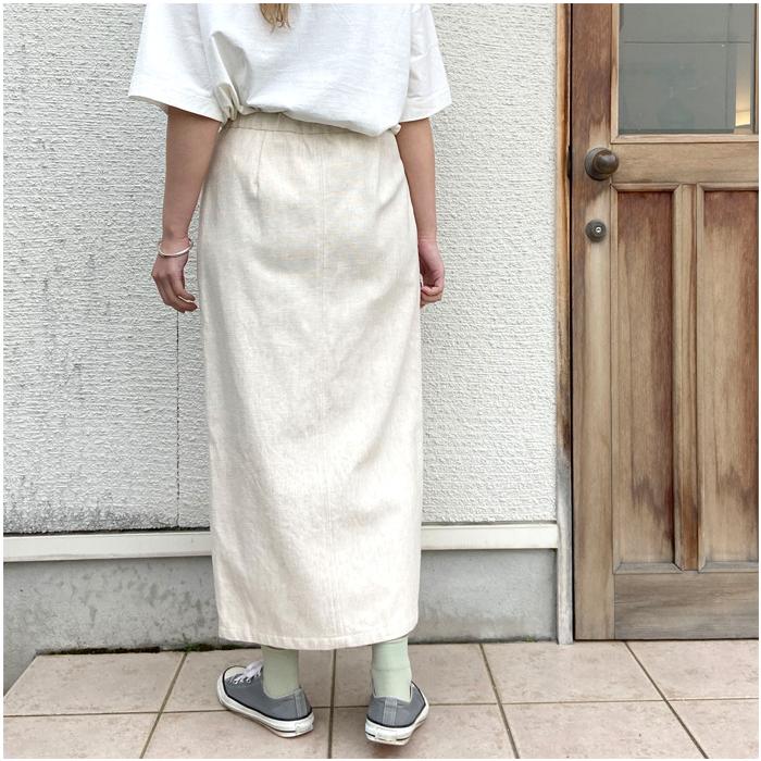 30%OFF】yuni ユニ ツイルラップスカート C/Li/R/P twill wrap SK 17