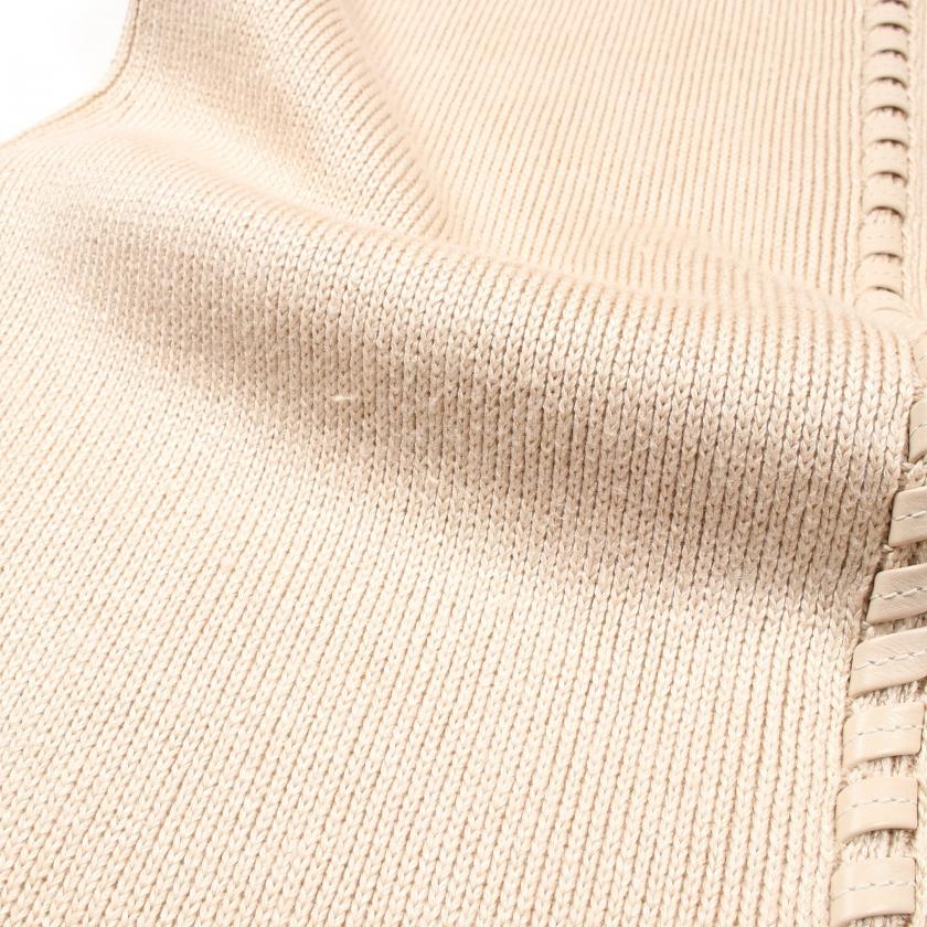 HERMES（エルメス） ニットワンピース ノースリーブ リネン