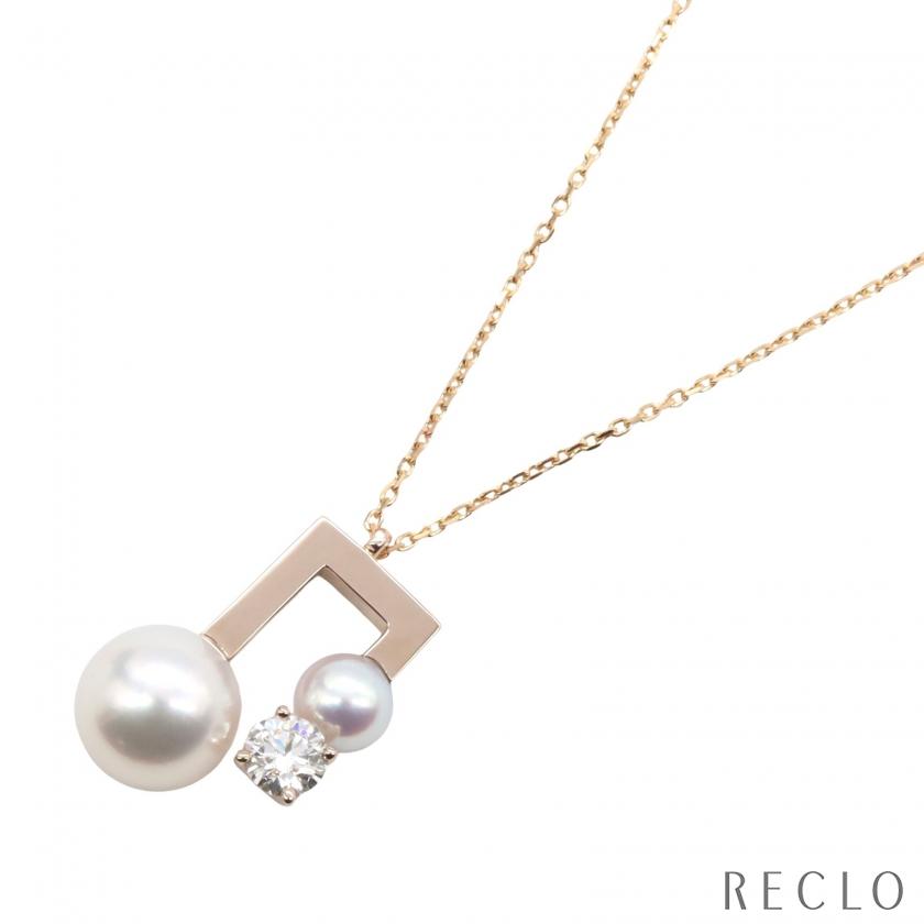 TASAKI（タサキ） バランス ノート ネックレス アコヤパール ダイヤ