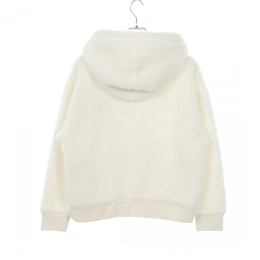 【値下げ中】MONCLER モンクレール　ボアフリースパーカー サイドジップ M 値下げ中】MONCLER モンクレール ボアフリースパーカー サイド