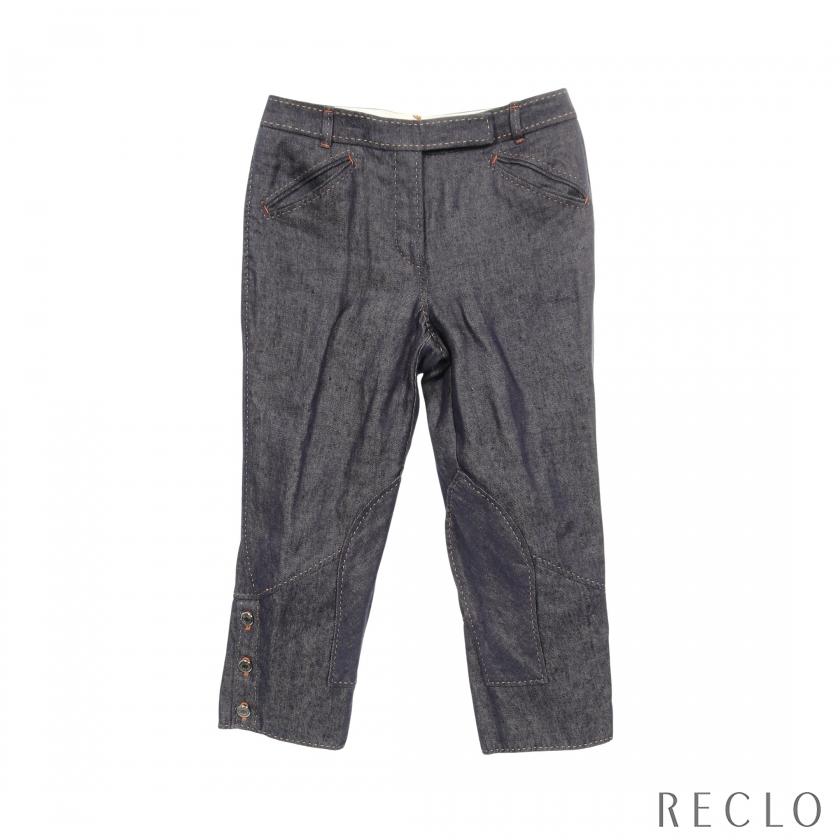 HERMES（エルメス） HERMES CIRQUE MOLIER セリエボタン デニムパンツ