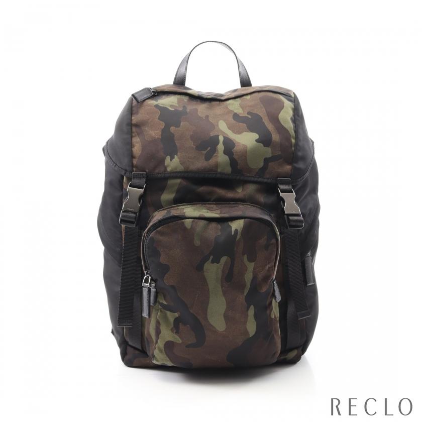 専用美品 希少 プラダ TESSUTO CAMOUFL  バックパック リュック PRADA プラダ TESSUTO CAMOUFLAG バックパック リュックサック