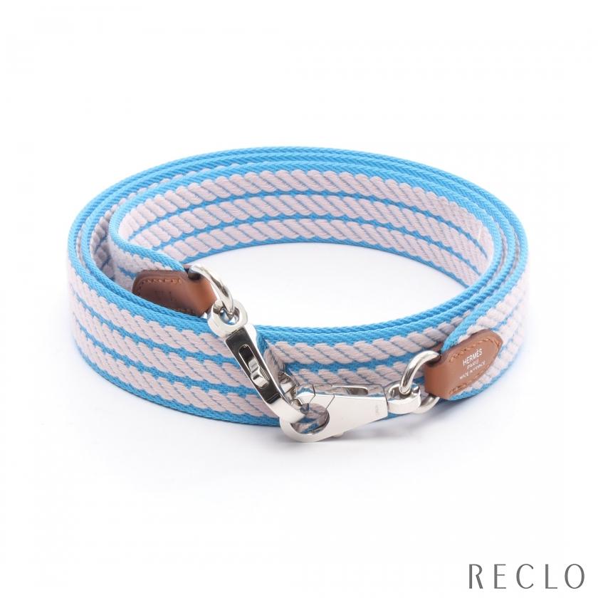 HERMES エルメス バンドリエール サングル コルダージュ ブルー
