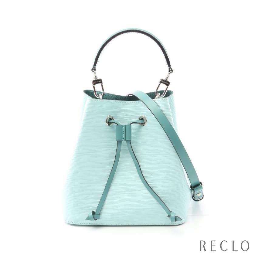 ルイ・ヴィトン LOUIS VUITTON ネオノエ BB ハンドバッグ バッグ レザー エピ レディース ブルー系 / グリーン系 M56212 【中古】 LOUIS VUITTON（ルイ・ヴィトン） ネオノエ BB エピ シーサイド