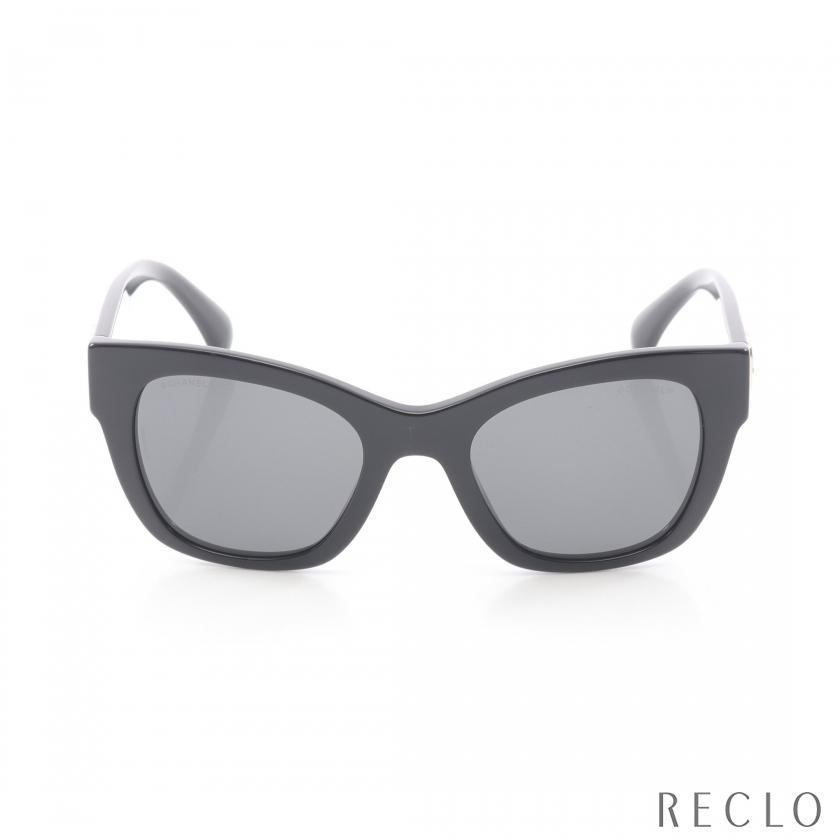 美品 シャネル CHANEL ココマーク サングラス CHANEL（シャネル） 5468-B c.622/T8 ダブルココマークサングラス